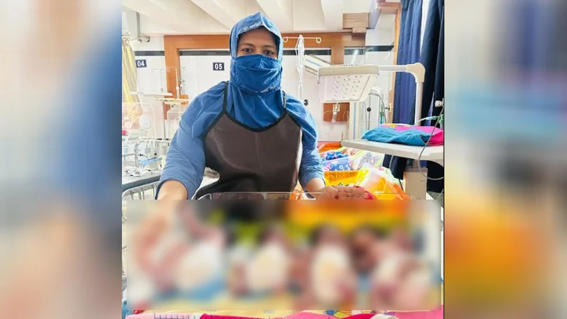 একসঙ্গে ৪ সন্তানের জন্ম দিলেন আকলিমা